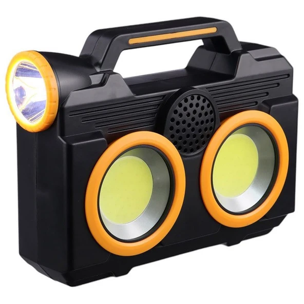 EL FENERİ - UZATILABİLEN HOPARLÖR BLUETOOTH ÖZELLİKLİ SOLAR AYDINLATMA OUTDOOR - 7