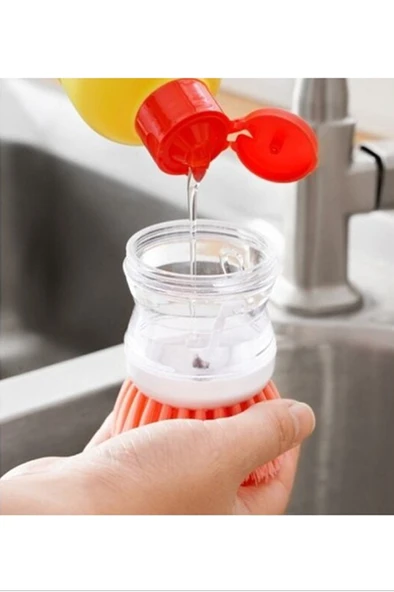 Deterjan Hazneli Bulaşık Fırçası CLKN-1976 - Resim 2