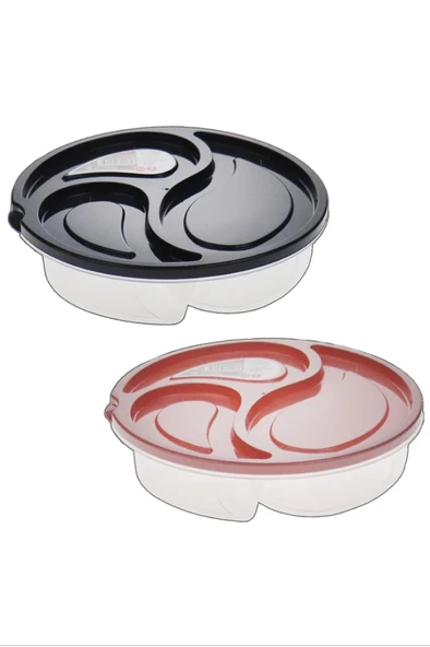 Üç Bölmeli Büyük Saklama Kabı MP-7050 ürün görseli 1