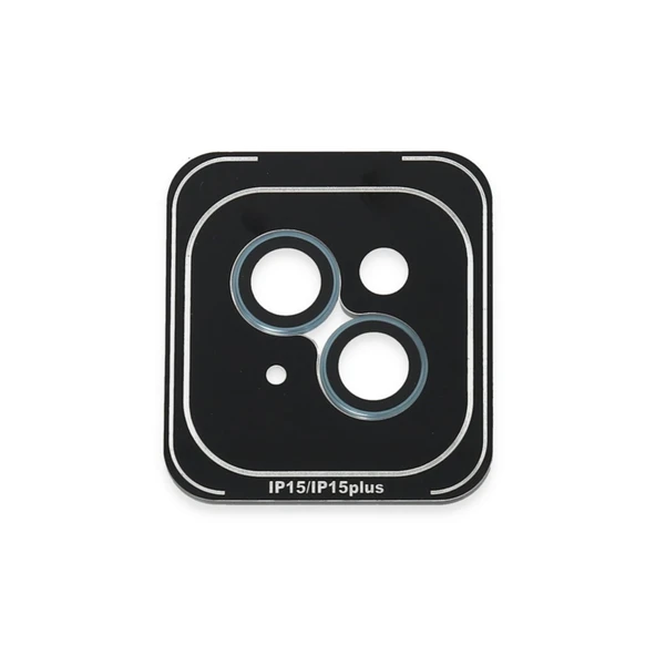 iPhone 15 / iPhone 15 Plus PVD Metal Kamera Lens Koruyucu 2li Set - 11