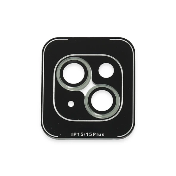 iPhone 15 / iPhone 15 Plus PVD Metal Kamera Lens Koruyucu 2li Set - 8