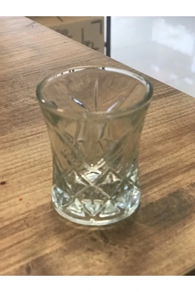 6 Lı Asya Kahve Yanı Su Bardağı Şeffaf Renk 70279