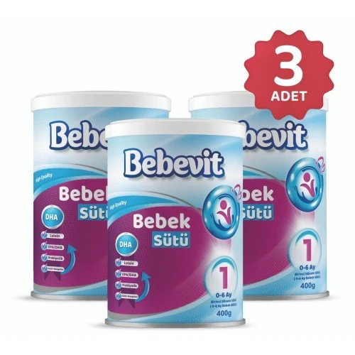 Bebevit 1 Bebek Sütü 400 gr 3 Adet