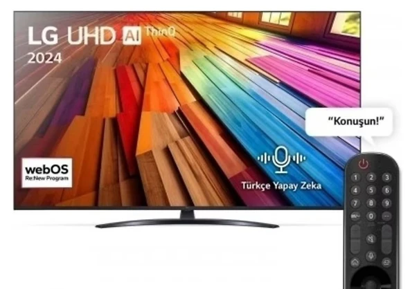 LG 55UT81006LA 4K Ultra HD 55" 140 Ekran Uydu Alıcılı webOS Smart LED TV