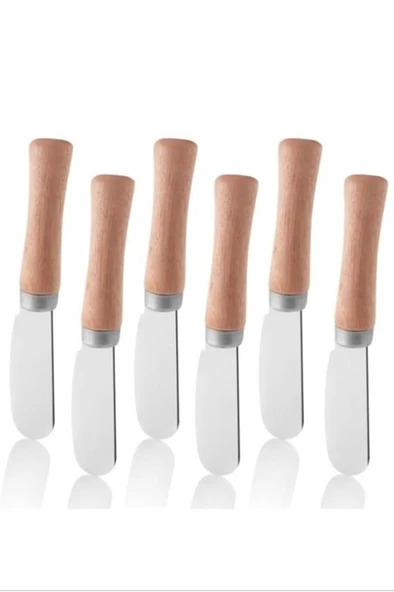 Bambu Saplı Tereyağ Bıçağı 6lı BŞSTB06