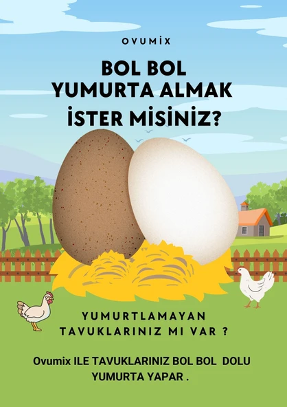 OVUMİX- GEZEN TAVUK YUMURTA PREMİX (TANITIM KAMPANYASI)