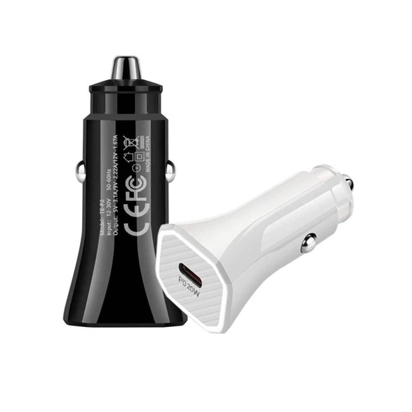 FitPlus PL-9117 20W PD Type-C Araç Şarj Adaptörü - 3