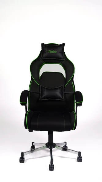 Türksit Range Yastıklı Yönetici ve Oyuncu Koltuğu F,Yeşil
