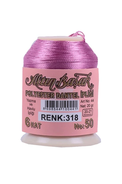 3 Adet Altınbaşak Oya ve Dantel İpi 20 gr - No: 318 - Resim 3