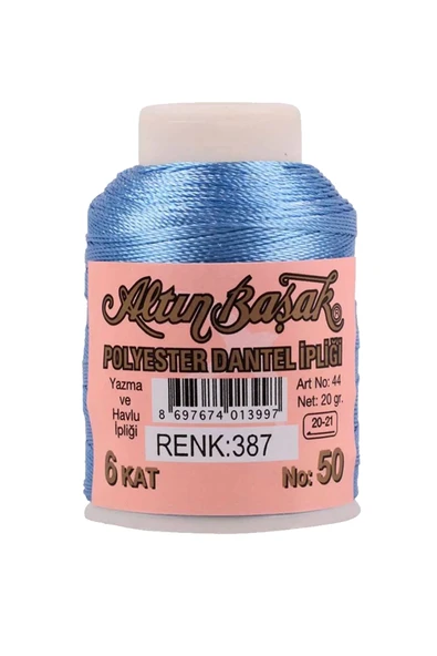 3 Adet Altınbaşak Oya ve Dantel İpi 20 gr - No: 211 - 387 - 417 - Resim 5