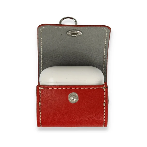 FitCase AirPods Pro Uyumlu Faux Seri Kapaklı Kılıf - 6