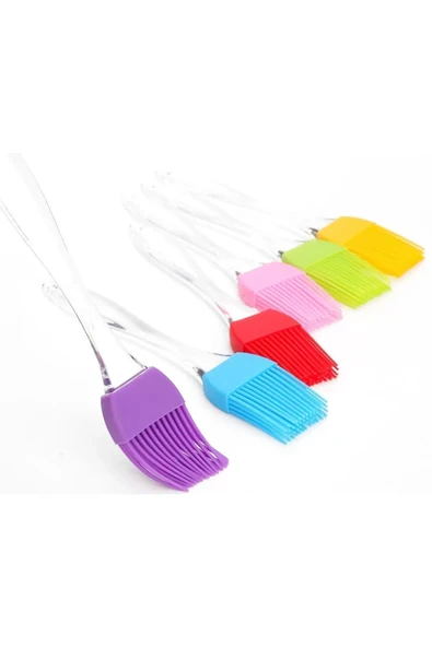 Silikon Yumurta Hamur Fırçası, Silikon Uçlu Yumurta Fırçası Renkli 1 Adet Alk-374 ürün görseli 1