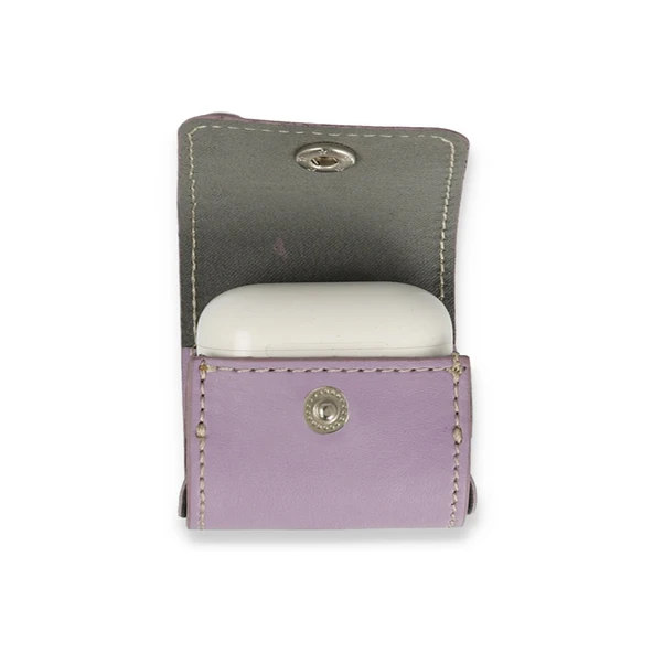 FitCase AirPods Pro Uyumlu Faux Seri Kapaklı Kılıf - 8