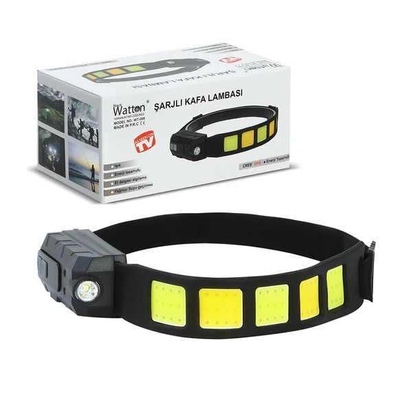 Sensörlü Cob XPG Led Kafa Lambası WT-066 - 3