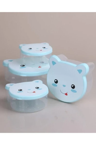 Şirin Saklama Kabi 4'lü ÇNK2951 ürün görseli 1