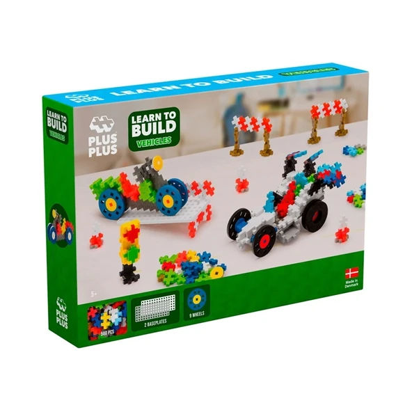 PLUS-PLUS LEARN TO BUILD GO! VEHICLES