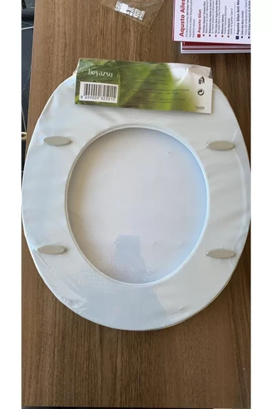 LüKlozet Kapağı Desenli Düz Kalın Süngerli 14054 - 2