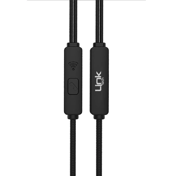 LinkTech E82 Lightning Stereo Kulak İçi Kablolu Kulaklık Siyah - 2