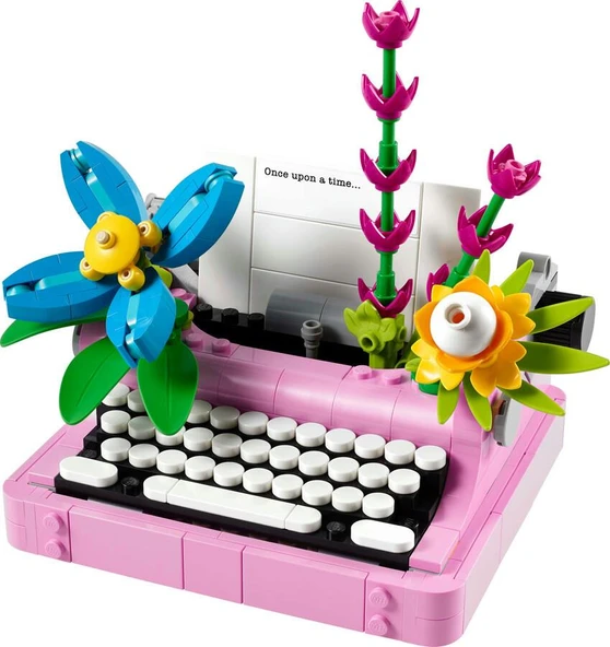 LEGO Creator 31169 Typewriter with Flowers - 3