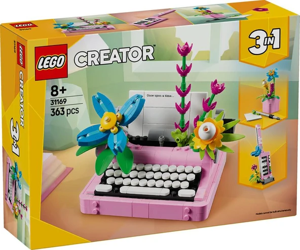 LEGO Creator 31169 Typewriter with Flowers