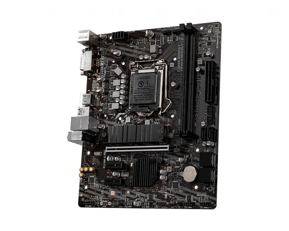 MSI B460M-A PRO Soket 1200 DDR4 2933 DVI HDMI M.2 USB 3.2 MATX Anakart - 4