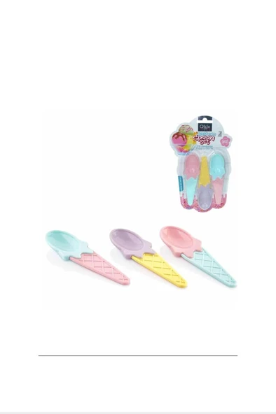 Karnaval Dondurma Kaşığı 3 Adet L716 ürün görseli 1