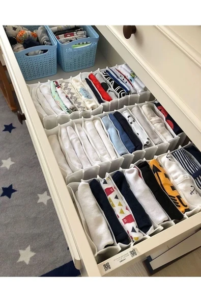 Çekmece Içi Akordiyon Organizer (M) - 15x43x14cm EV355 ürün görseli