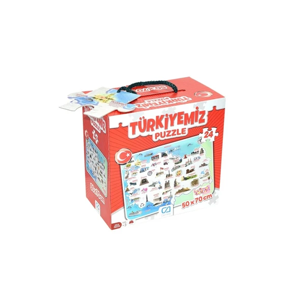 Türkiyemiz Yer Puzzle 24 Parça