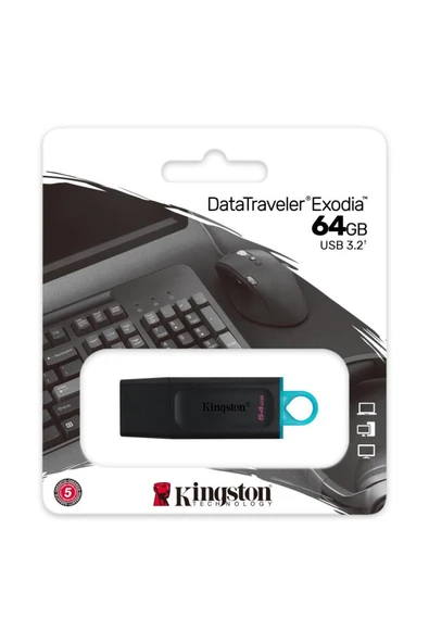 Kingston DataTraveler Exodia 64 GB USB Flash Bellek - 5