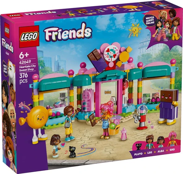 LEGO Friends 42649 Heartlake City Candy Store ürün görseli