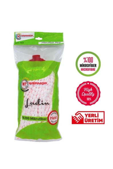 Ladin Mikrofiber Renkli Mop 1 Adet WM402 - Resim 2