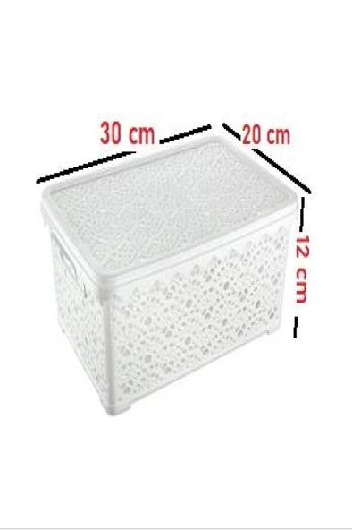 Büyük Motifli Kapaklı Kutu TİM136 ürün görseli 1