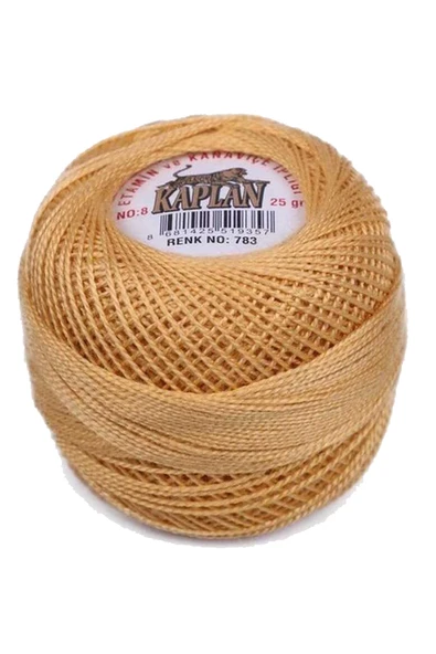 3 Adet Kaplan Etamin Ve Kanaviçe İpi 8 No Kod/Renk: 495 - 350 - 783 - Ryl - Resim 3