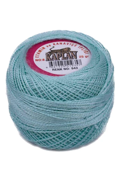 3 Adet Kaplan Etamin Ve Kanaviçe İpi 8 No Kod/Renk: 603 - 943 - 582 - Ryl - Resim 2