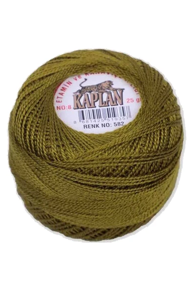 3 Adet Kaplan Etamin Ve Kanaviçe İpi 8 No Kod/Renk: 603 - 943 - 582 - Ryl - Resim 4