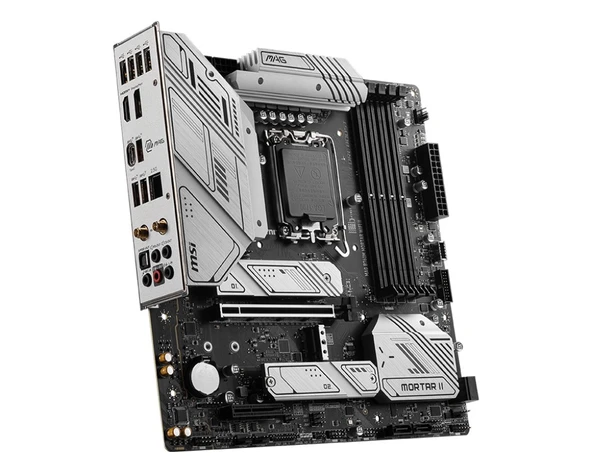 MSI Mag B760M Mortar Wi-Fi II Intel LGA1700 DDR5 Micro ATX Anakart - 5