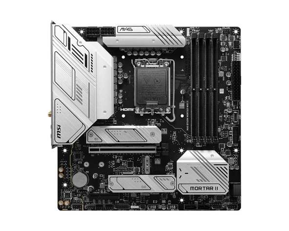 MSI Mag B760M Mortar Wi-Fi II Intel LGA1700 DDR5 Micro ATX Anakart - 3
