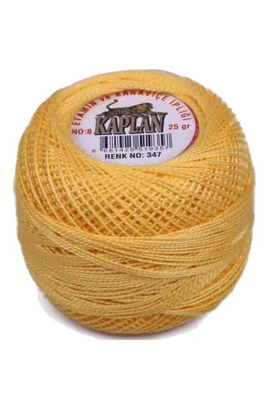 3 Adet Kaplan Etamin Ve Kanaviçe İpi 8 No Kod/Renk: 347 - 115 - 915 - Ryl - Resim 2