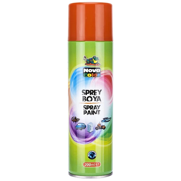 Nova Color Sprey Boya 200 Ml Turuncu