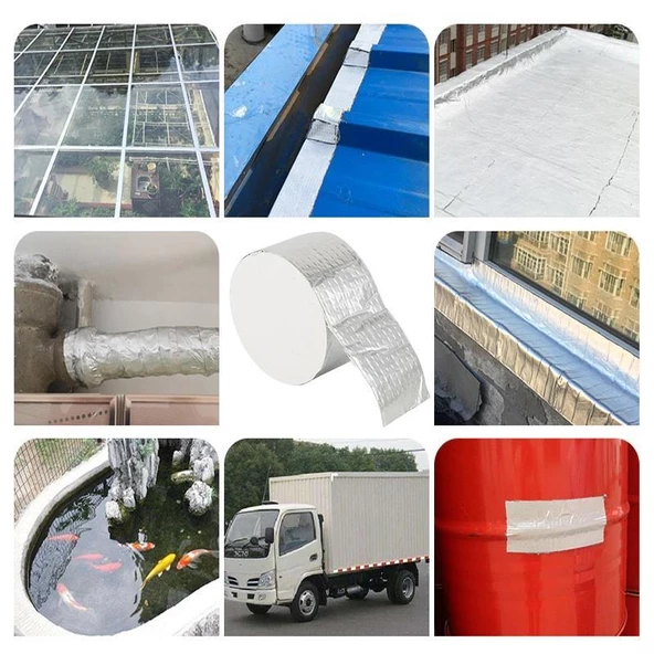 Çatı İzolasyon Ses Su Yalıtım Tamir Bandı Çamur Bant 2Mt Adet Seçin - 3