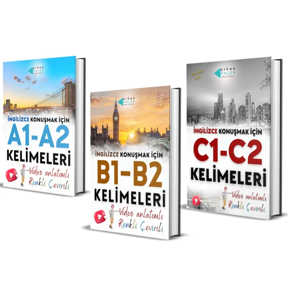 İNGİLİZCE KELİME SETİ (3 KİTAP+VİDEO DERSLER)