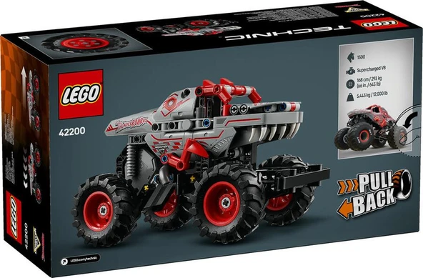 LEGO Technic 42200 Monster Jam ThunderROARus Pull-Back - 2