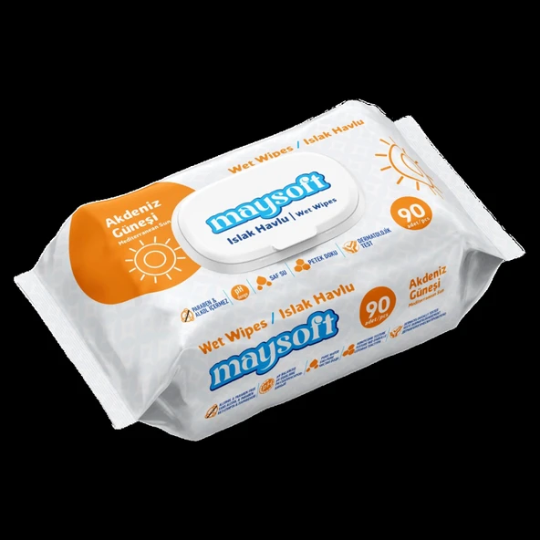 MAY SOFT ISLAK HAVLU AKDENİZ GÜNEŞİ 90LI