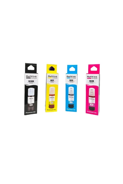 Epson EcoTank  L3211 Muadil 103  Mürekkep Seti