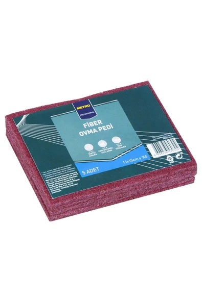 Professıonal Fiber Ovma Pedi 5li Bordo