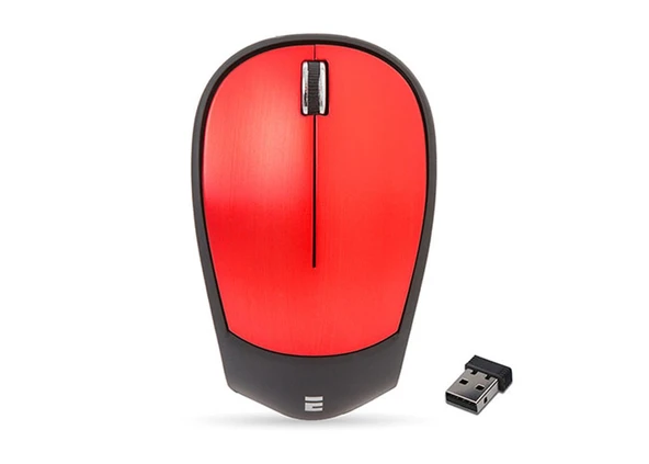 Everest Usb Kırmızı 3D Optik Kablosuz Mouse