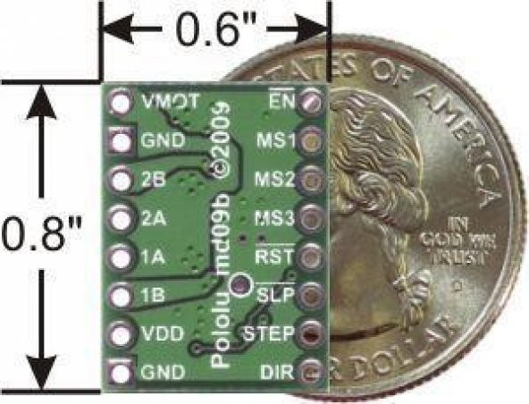 ARDUİNO A4988 2A YEŞİL STEP MOTOR SÜRÜSÜ ( SOĞUTUCU İLE ) AF-3A005 - 2