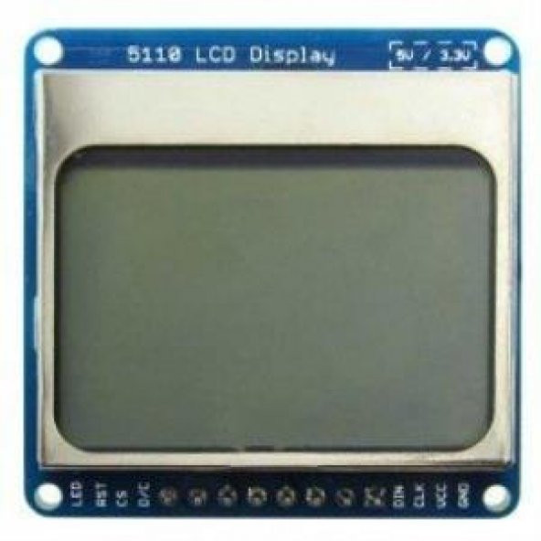Arduino 1.6 İnç Nokia 5110 Lcd Ekran