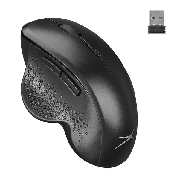 Altec Lansing Siyah 2.4GHz Şarj Edilebilir 1600DPI Optik Kablosuz Mouse