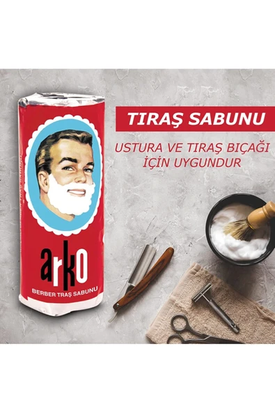 Arko 12'li Tıraş Sabunu 12x75 Gr - Resim 2